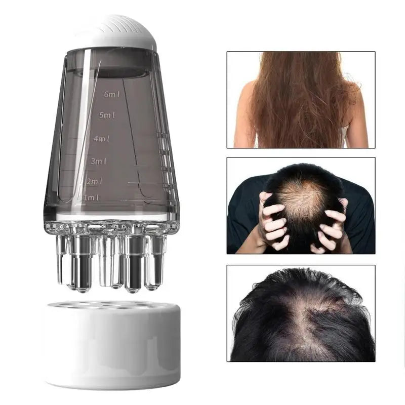 6ml Scalp Applicator Mini Head Massager Portable Scalp Applicator Liquid Comb Hair Growth Oil Applicator For Hair Scalp Care