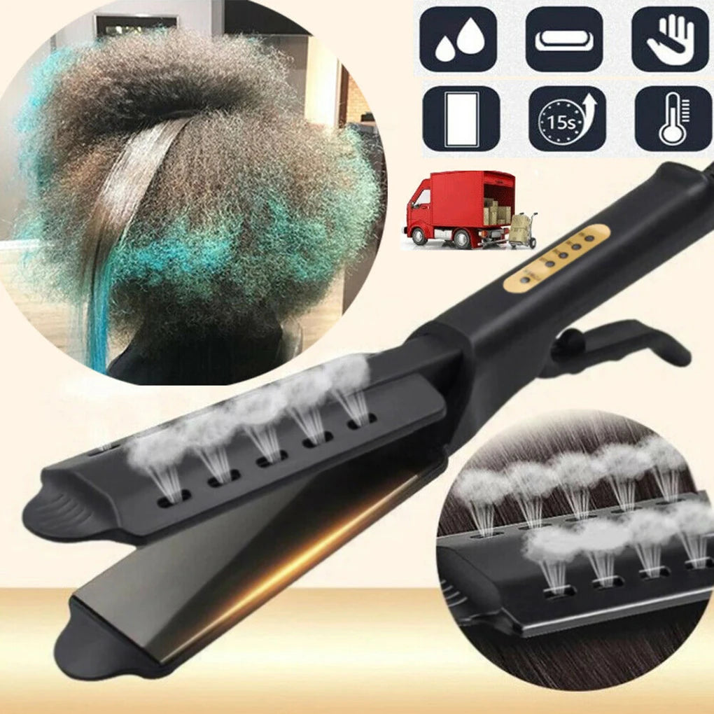 Ceramic Tourmaline Ionic Flat Iron Hair Straightener