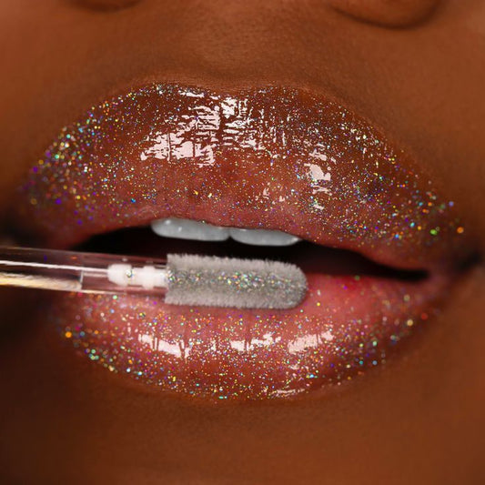 White Glitter Lip Gloss